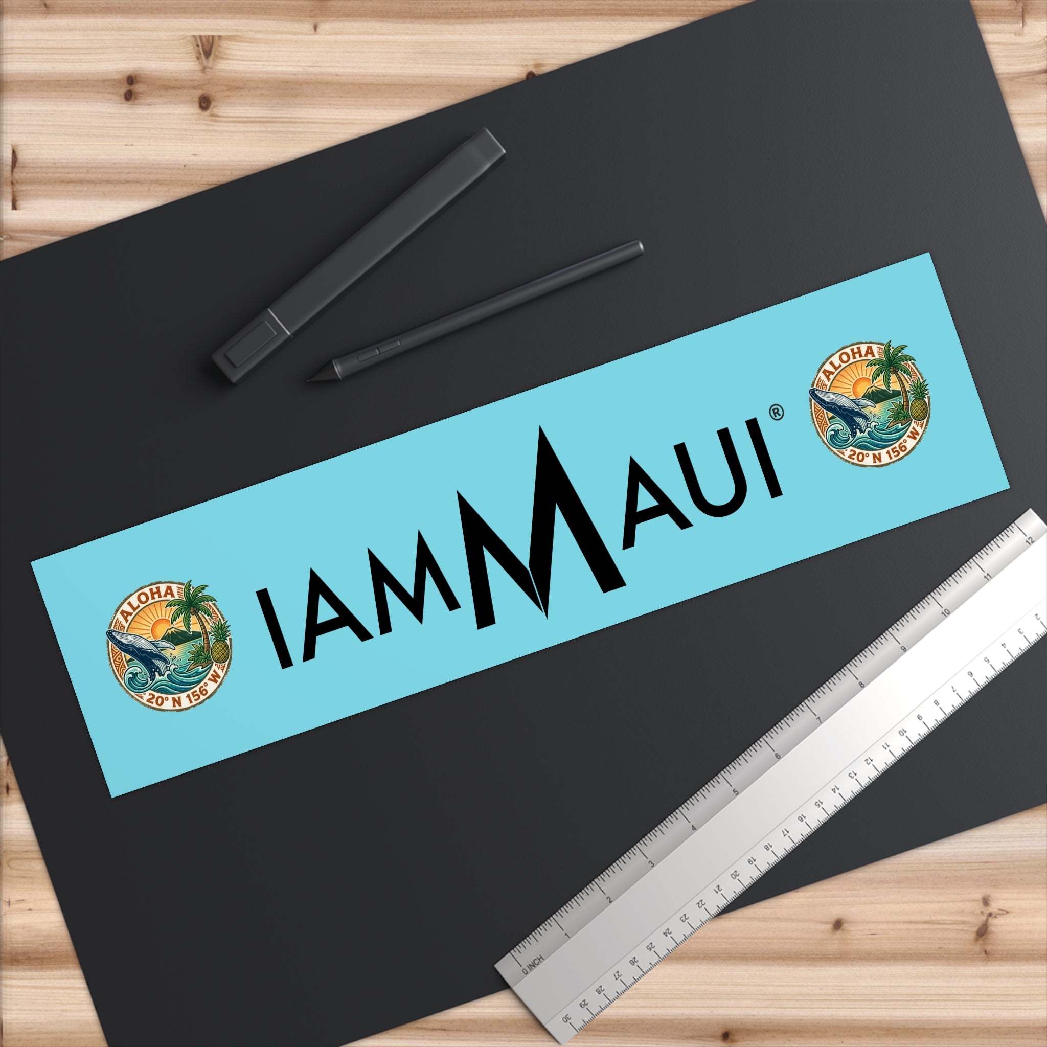 IAMMAUI®  Logo Bumper Sticker — Maui Edition