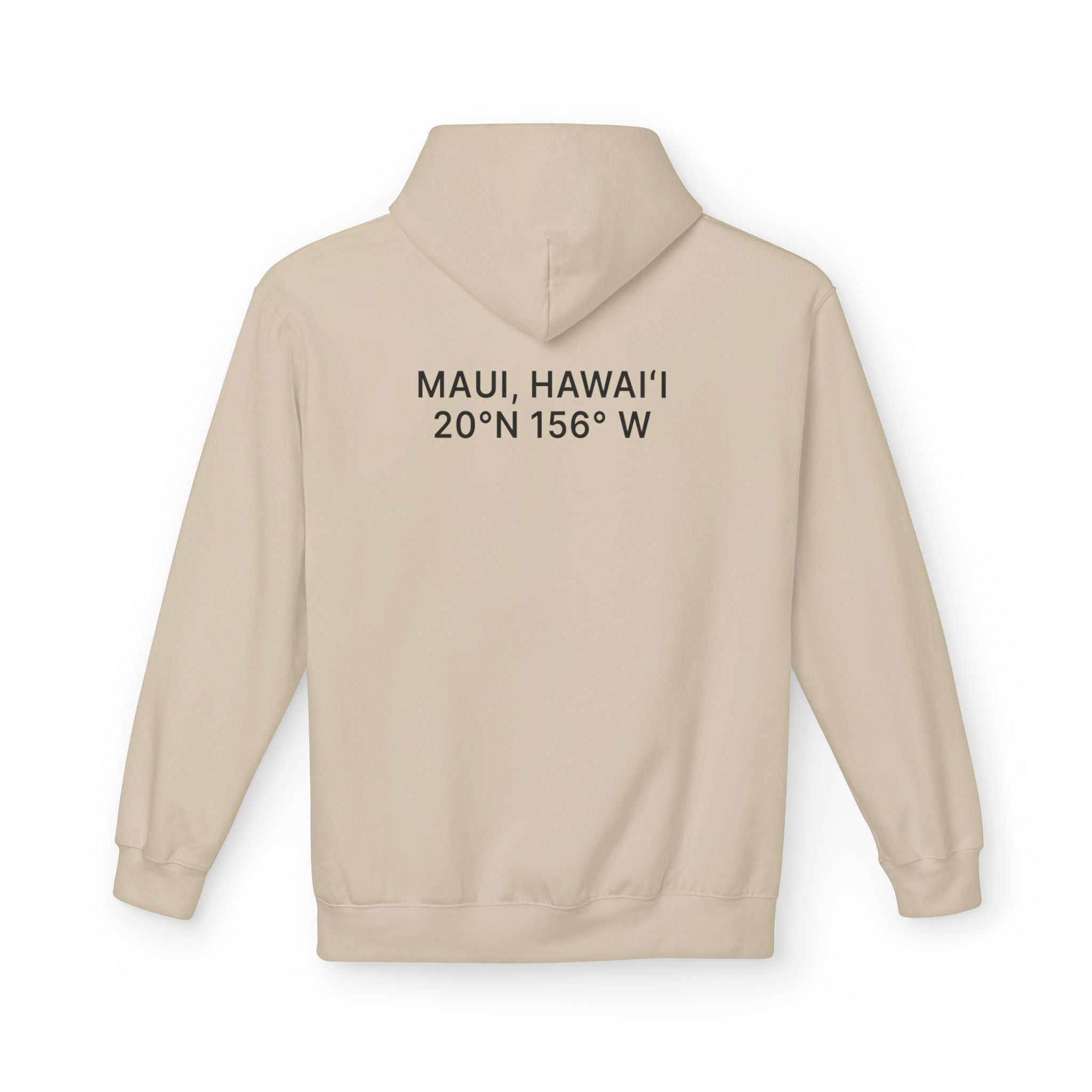 IAMMAUI® Premium Island Hoodie — "Maui Coordinates"  Oeko-Tex® Certified Comfort
