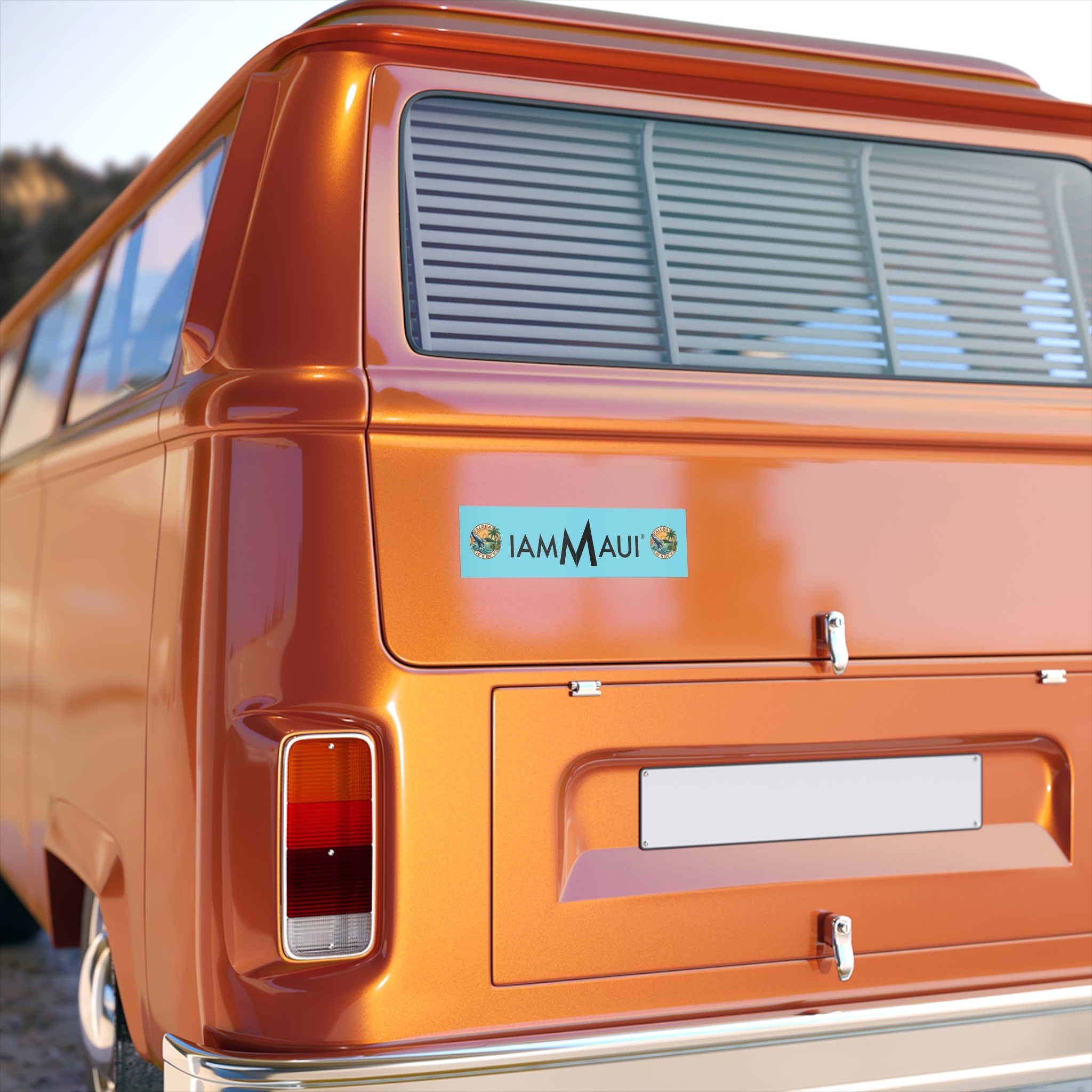 IAMMAUI®  Logo Bumper Sticker — Maui Edition
