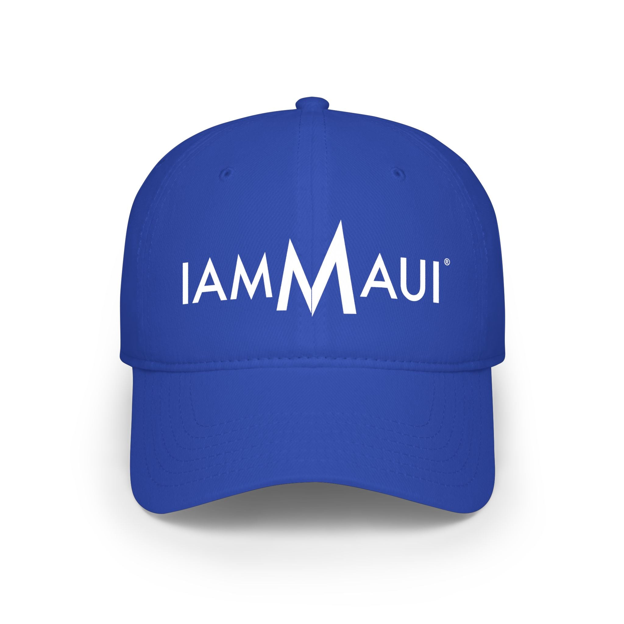 IAMMAUI® Low-Profile Baseball Cap — Island Logo Hat