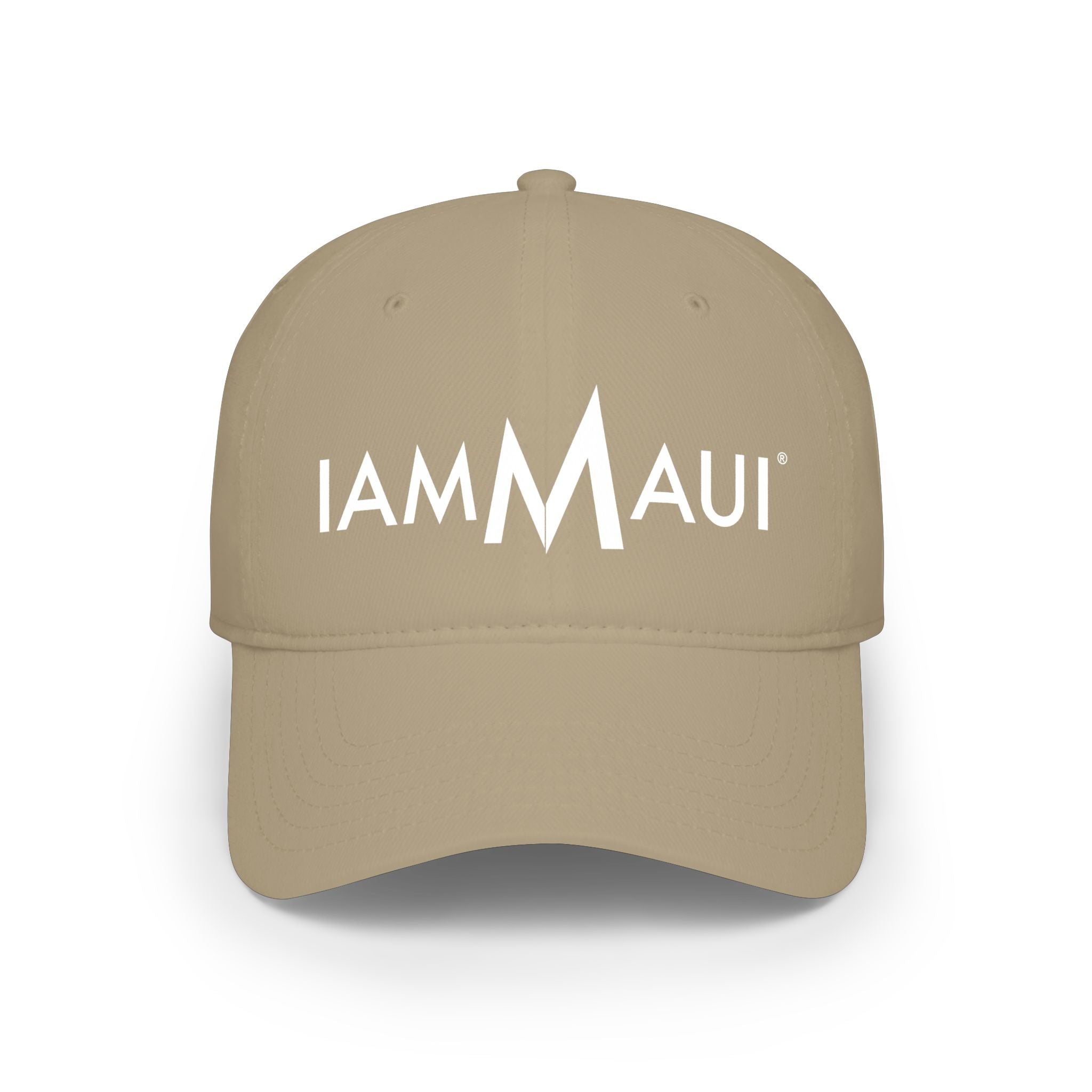 IAMMAUI® Low-Profile Baseball Cap — Island Logo Hat