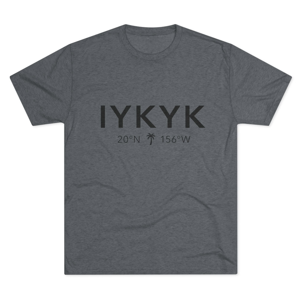 IYKYK Maui Coordinates Tee — IAMMAUI®