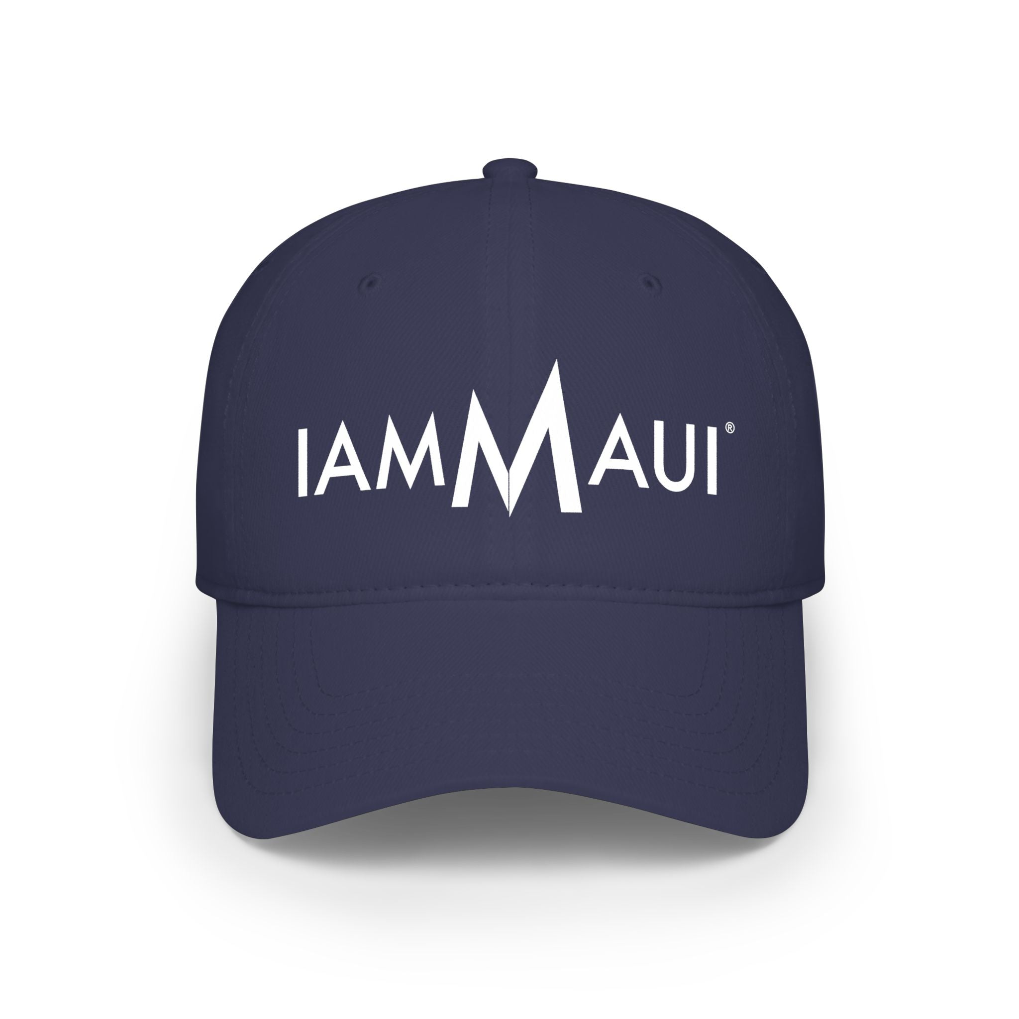 IAMMAUI® Low-Profile Baseball Cap — Island Logo Hat