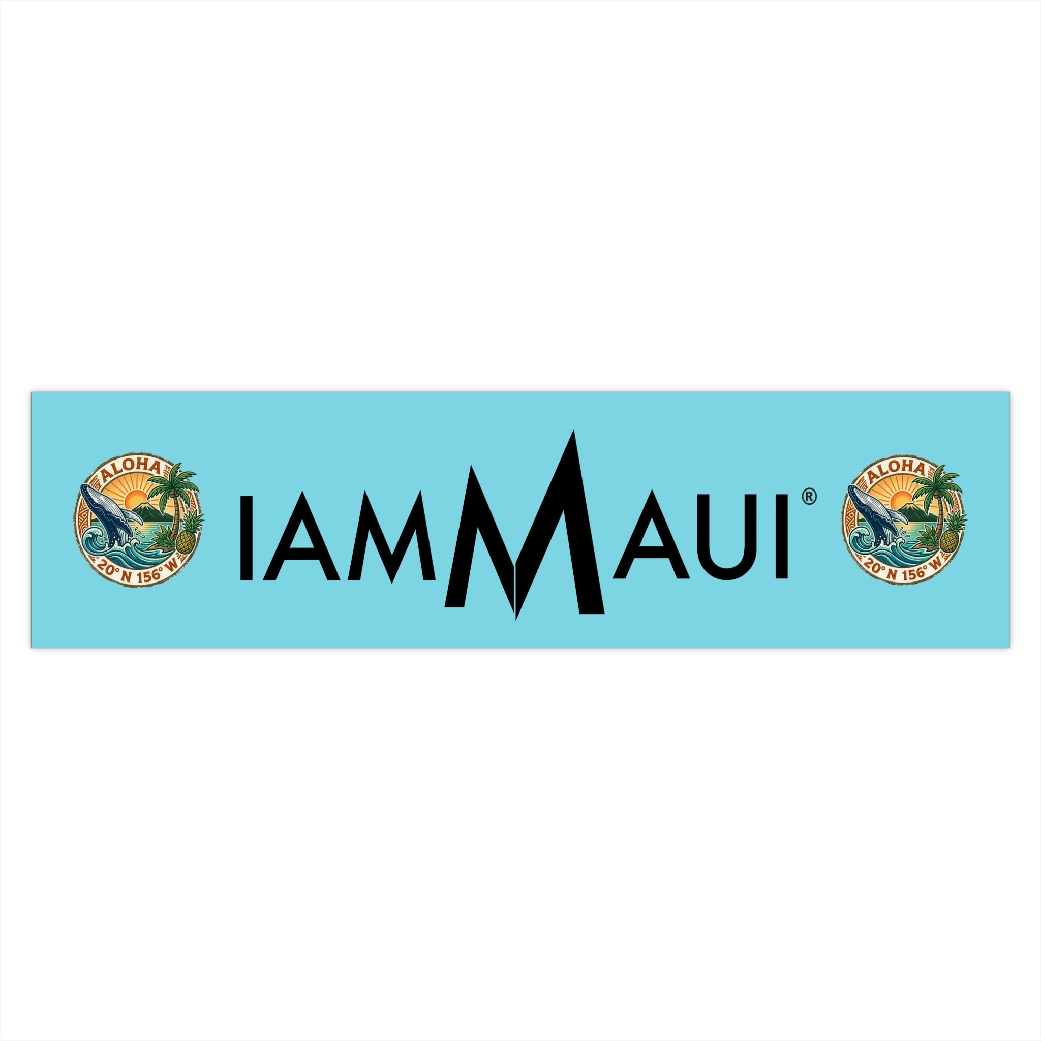 IAMMAUI®  Logo Bumper Sticker — Maui Edition
