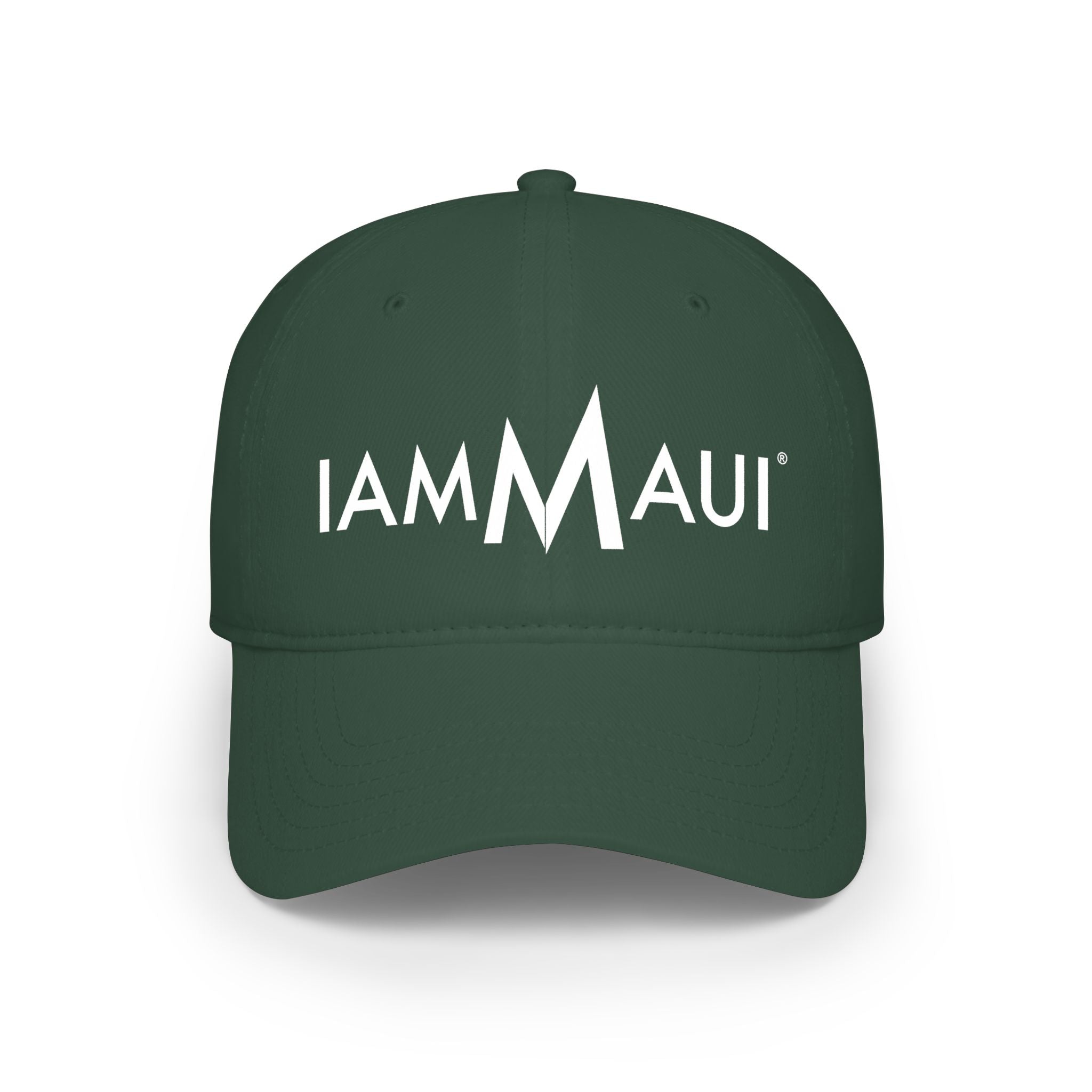 IAMMAUI® Low-Profile Baseball Cap — Island Logo Hat