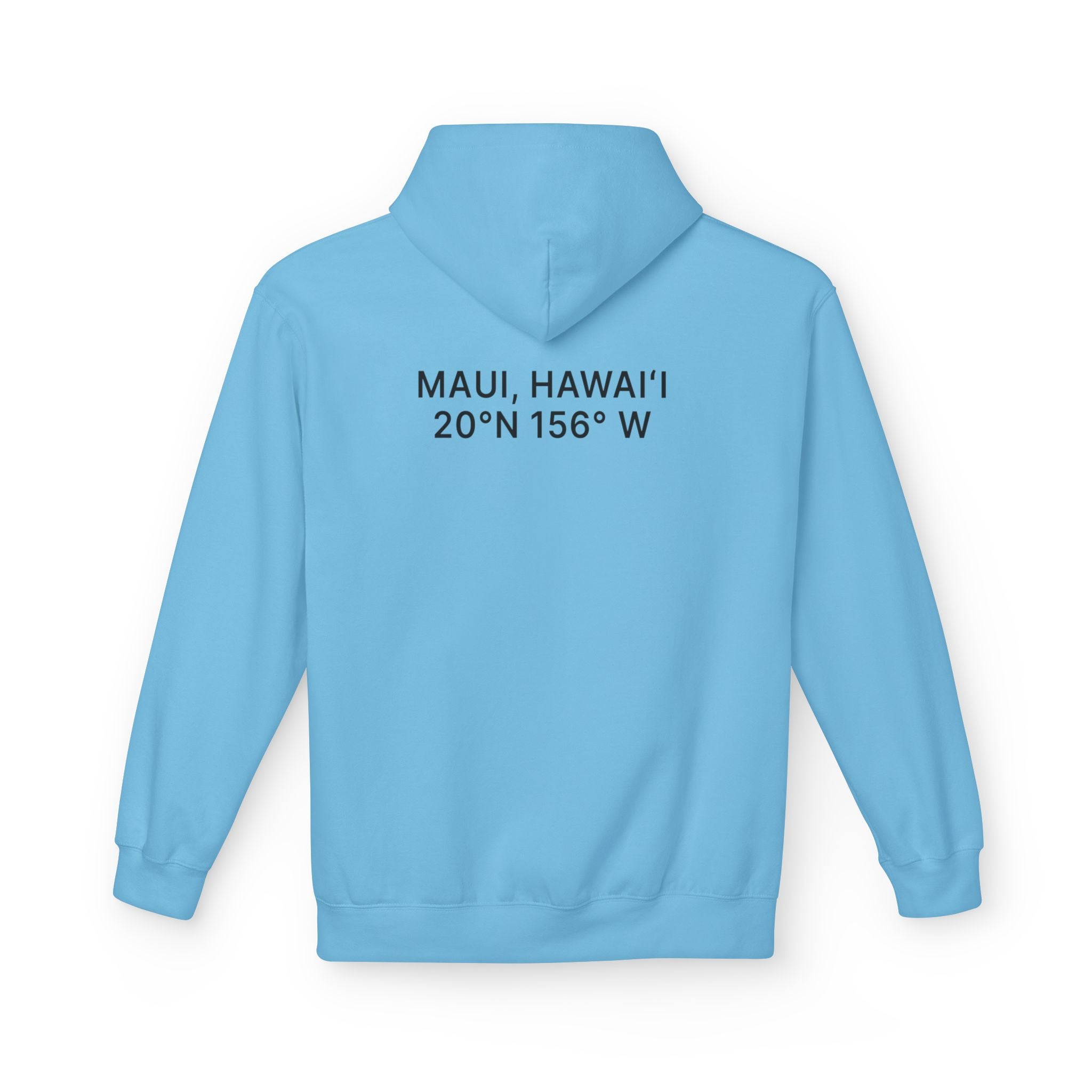IAMMAUI® Premium Island Hoodie — "Maui Coordinates"  Oeko-Tex® Certified Comfort