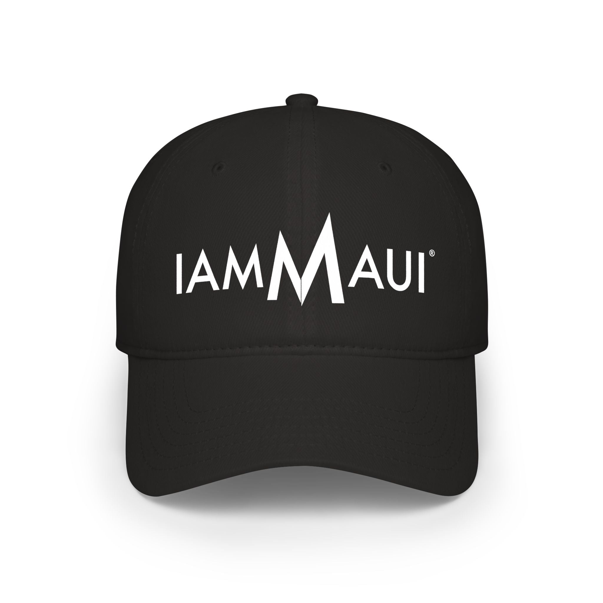 IAMMAUI® Low-Profile Baseball Cap — Island Logo Hat