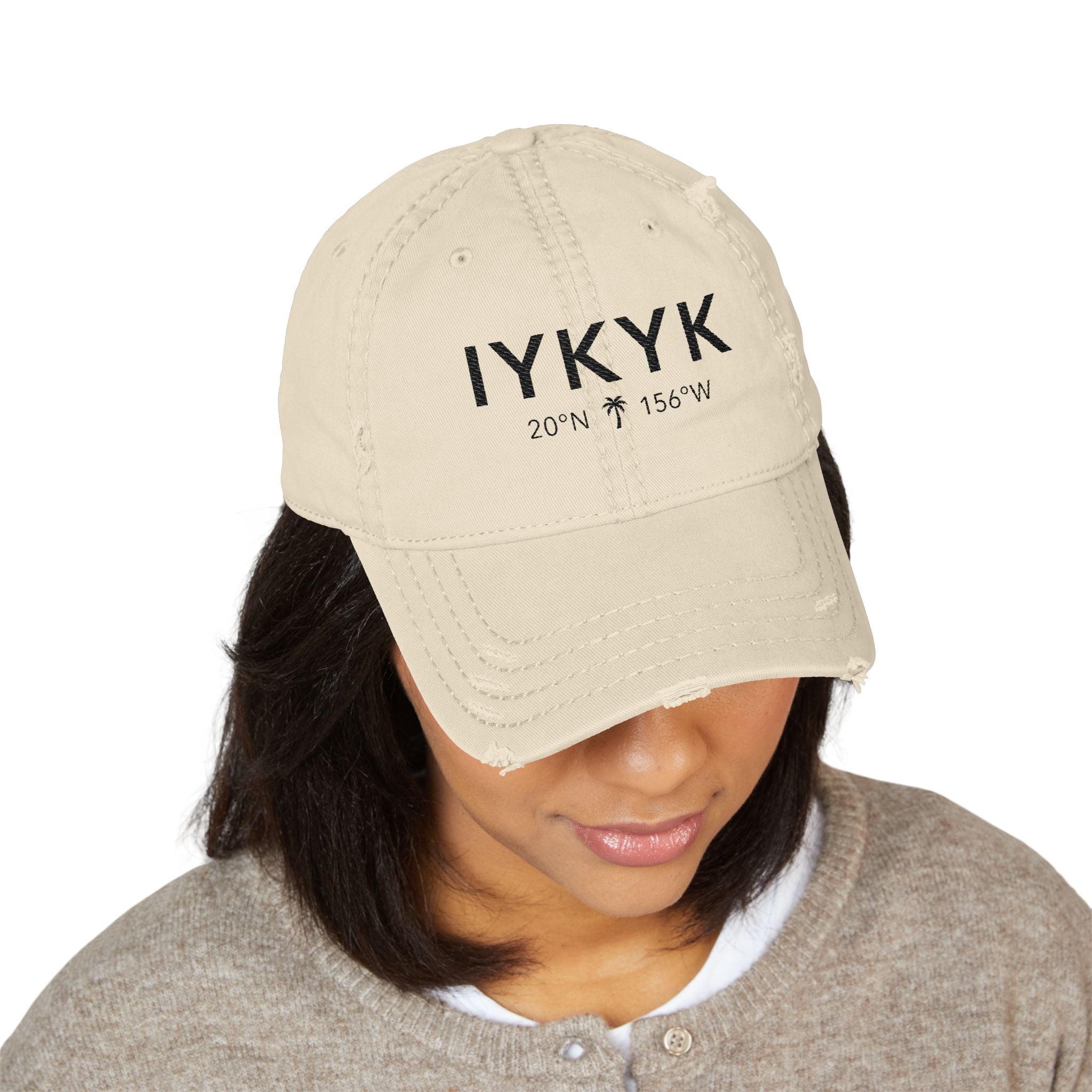 IYKYK Coordinates Cap — IAMMAUI®