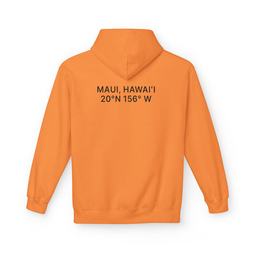 IAMMAUI® Premium Island Hoodie — "Maui Coordinates"  Oeko-Tex® Certified Comfort