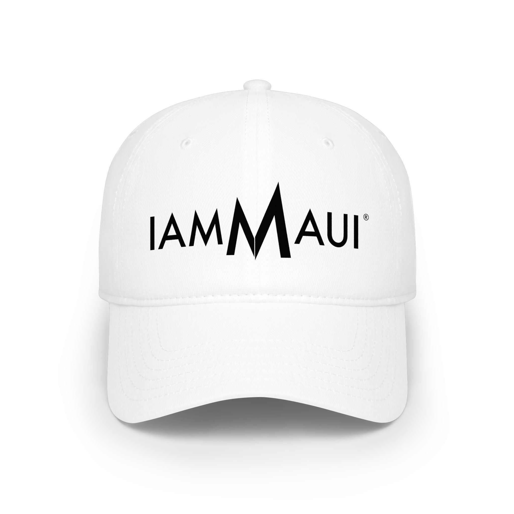 IAMMAUI® Low-Profile Baseball Cap — Island Logo Hat