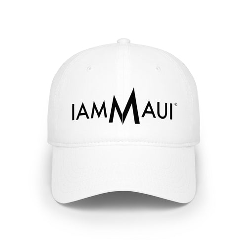 IAMMAUI® Low-Profile Baseball Cap — Island Logo Hat