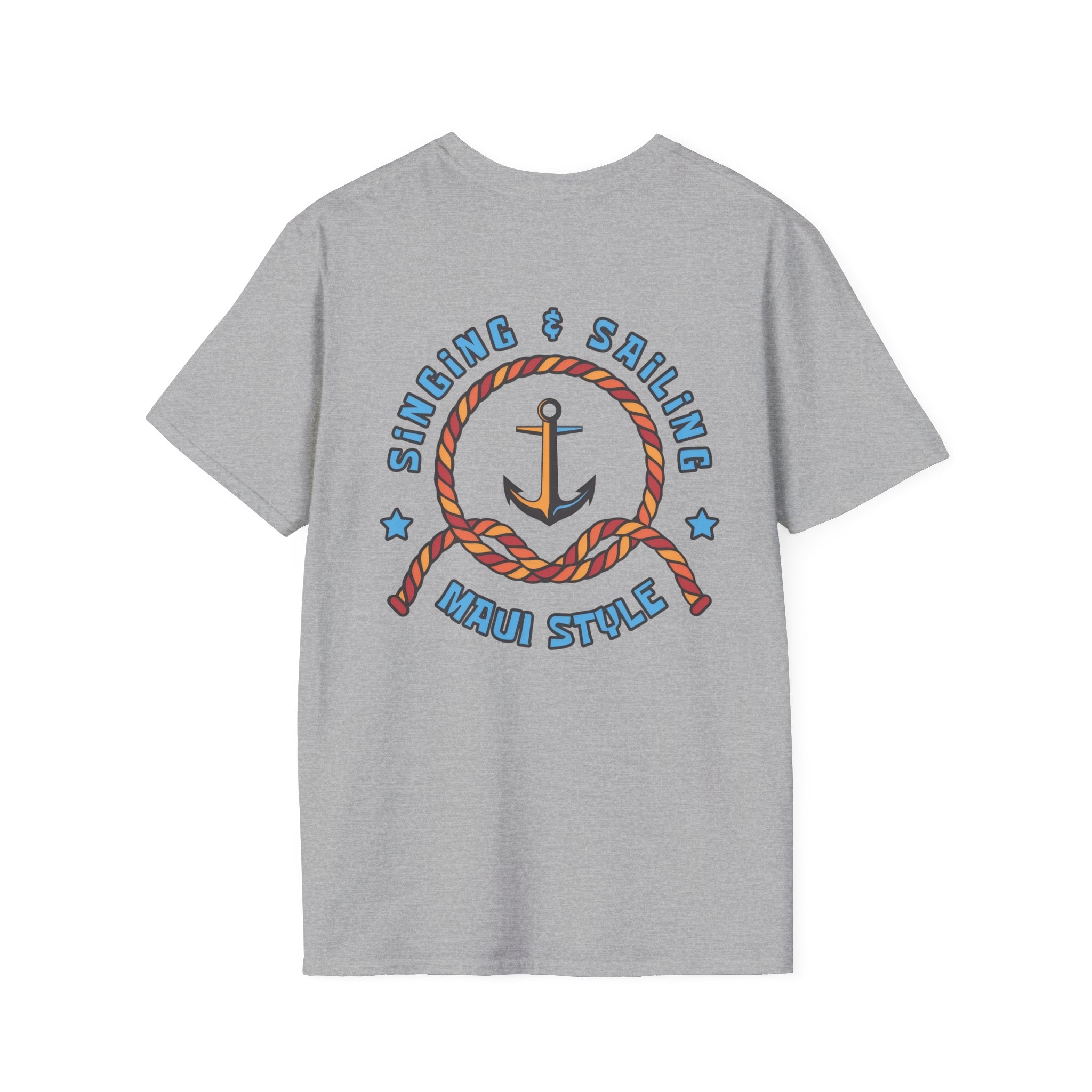 IAMMAUI® Singing & Sailing Tee — Maui Style Anchor Edition