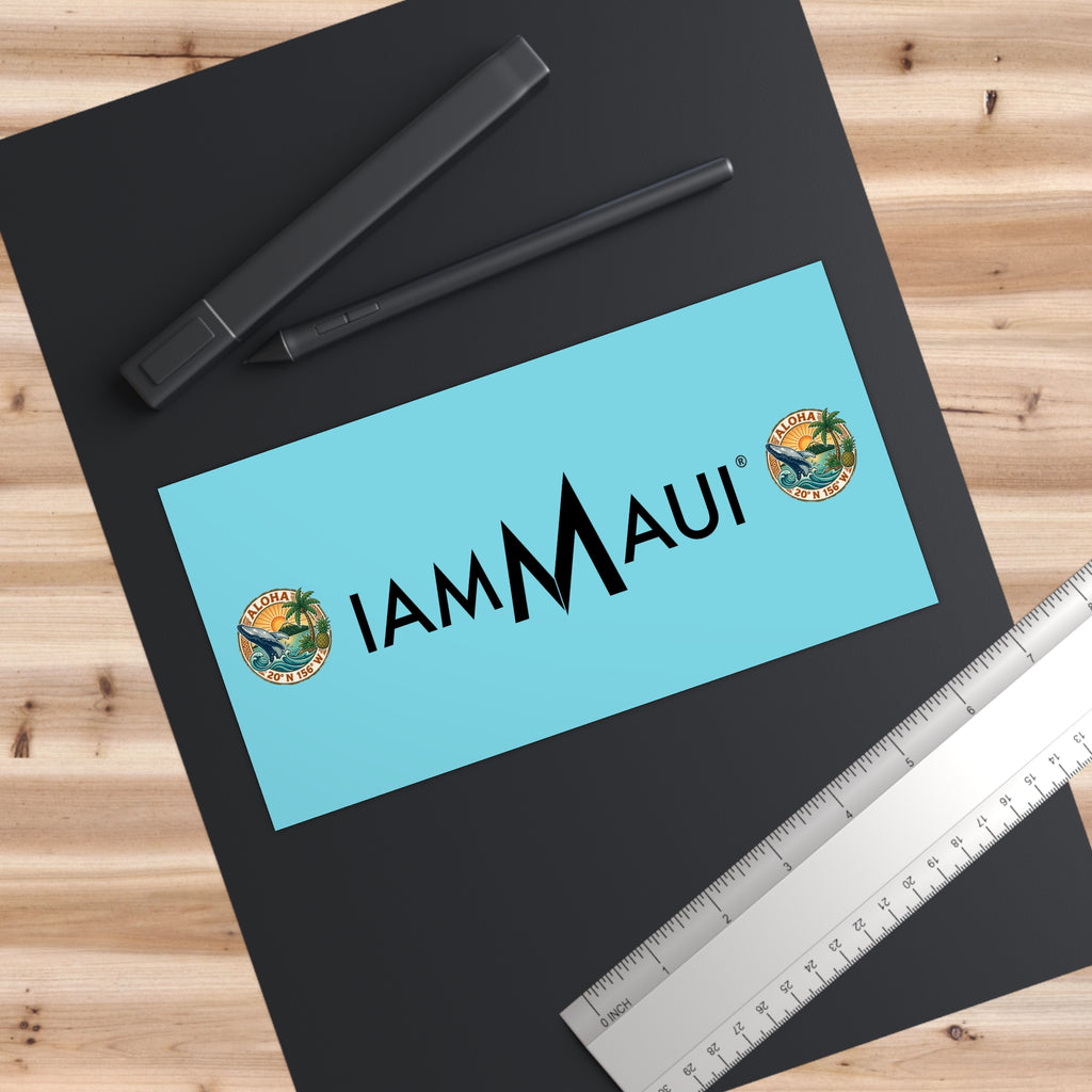 IAMMAUI®  Logo Bumper Sticker — Maui Edition