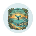 IAMMAUI® Studios Round Vinyl Sticker — Island Edition