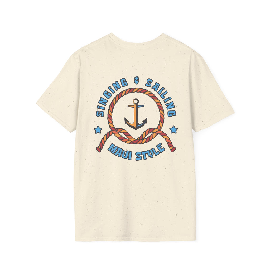 IAMMAUI® Singing & Sailing Tee — Maui Style Anchor Edition