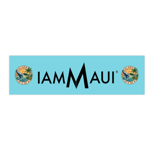 IAMMAUI®  Logo Bumper Sticker — Maui Edition