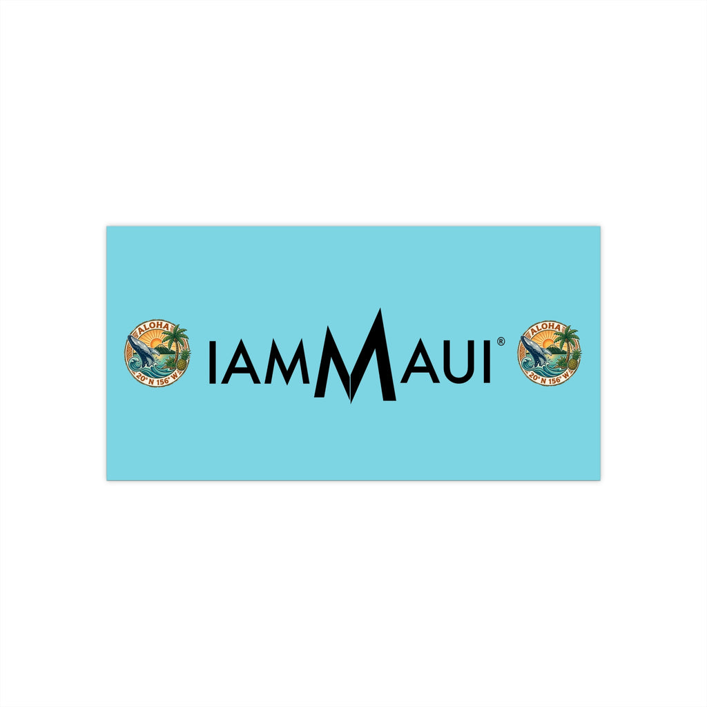 IAMMAUI®  Logo Bumper Sticker — Maui Edition