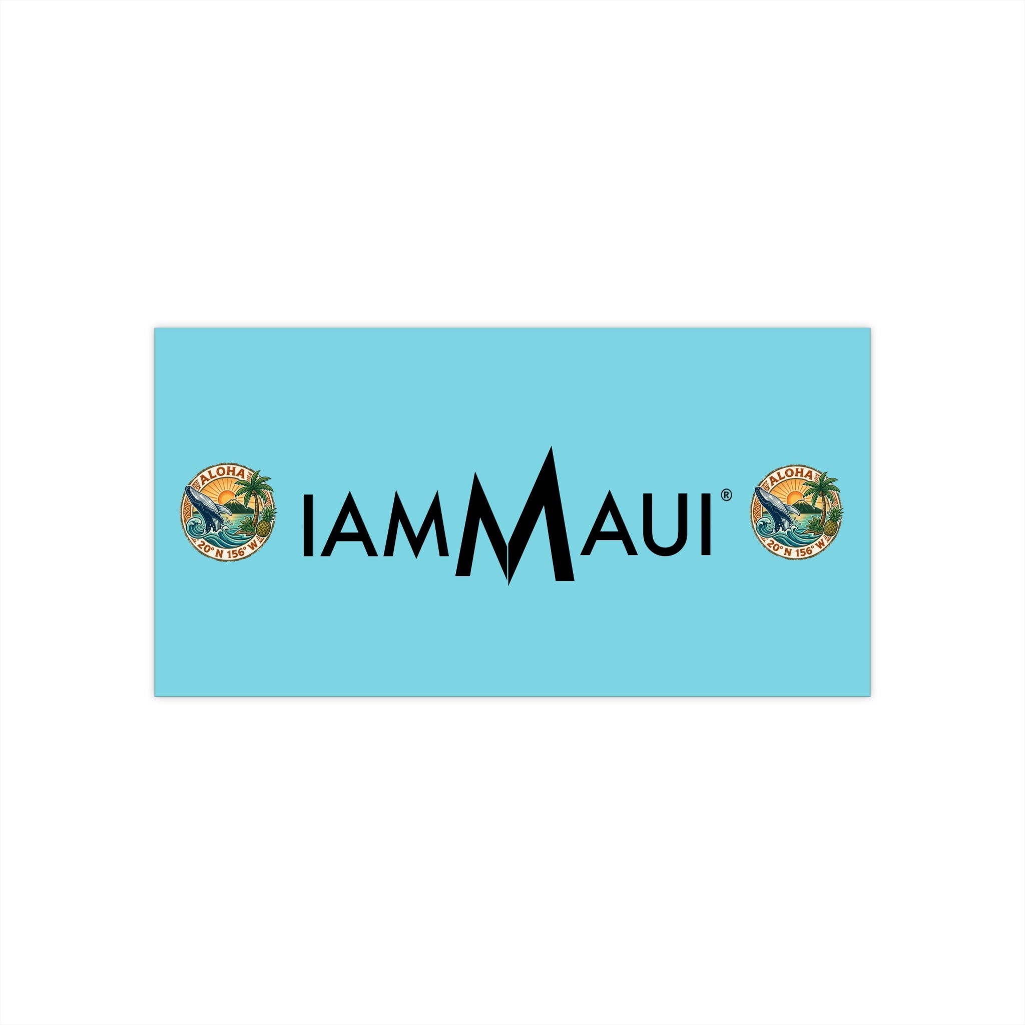 IAMMAUI®  Logo Bumper Sticker — Maui Edition
