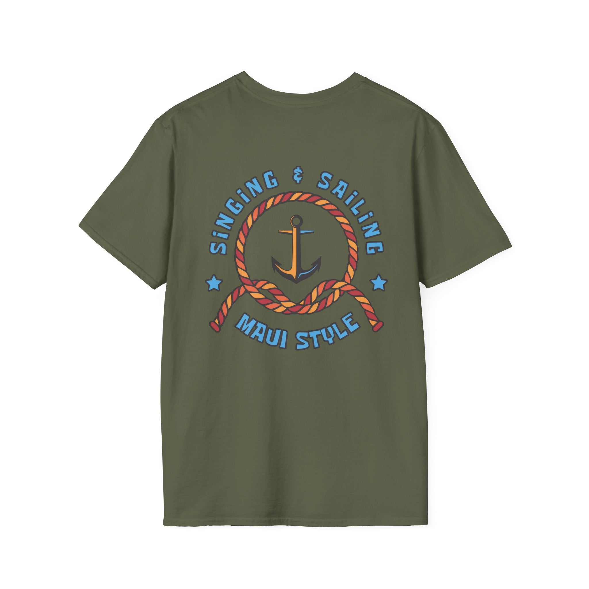 IAMMAUI® Singing & Sailing Tee — Maui Style Anchor Edition